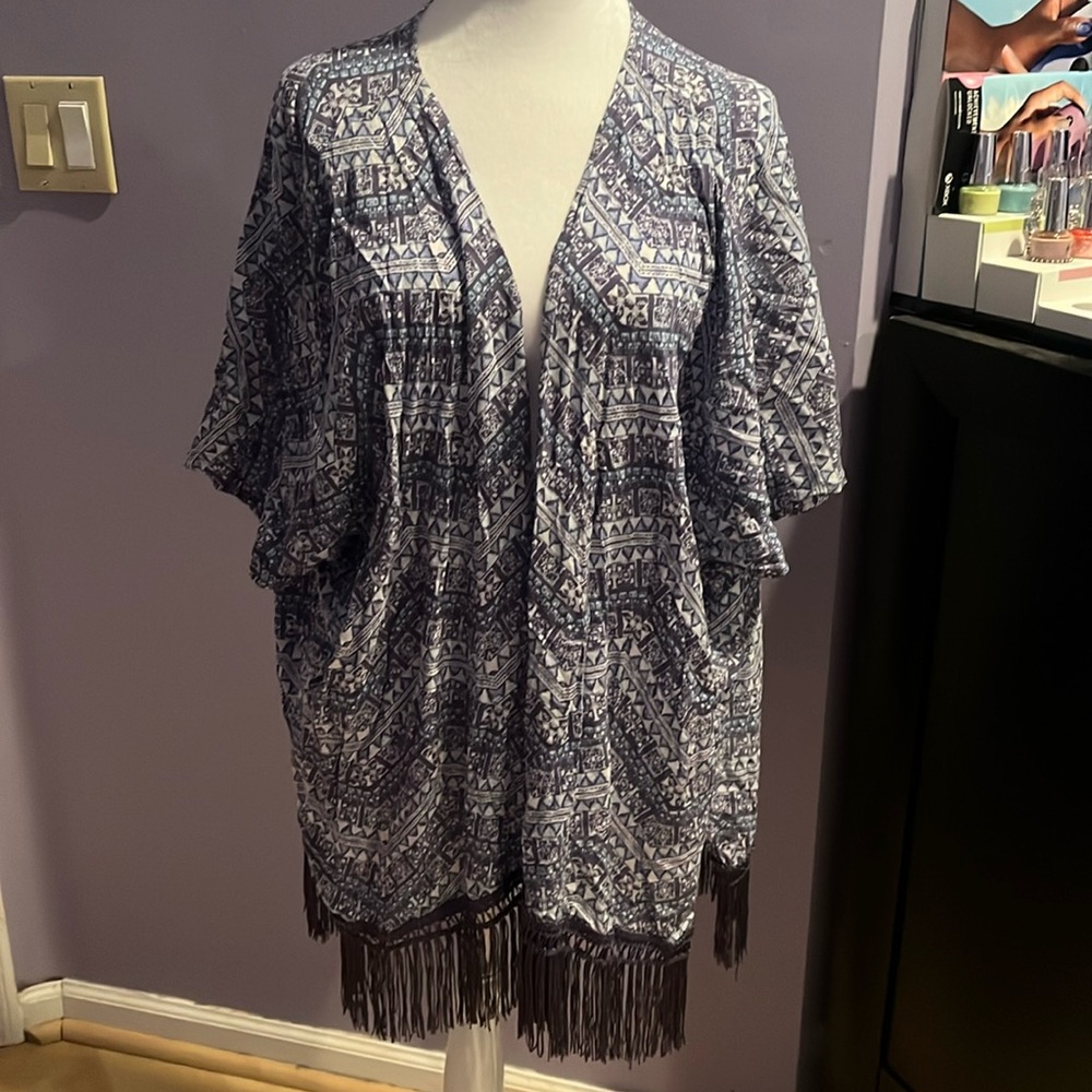 Victoria Secret coverup with fringe Size M/L